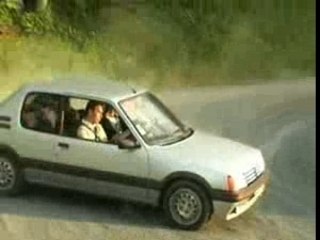 Glisse en 205 gti