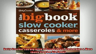 READ book  Betty Crocker The Big Book of Slow Cooker Casseroles  More Betty Crocker Big Book  DOWNLOAD ONLINE