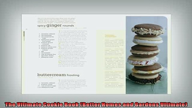 Free PDF Downlaod The Ultimate Cookie Book Better Homes and Gardens Ultimate BOOK ONLINE