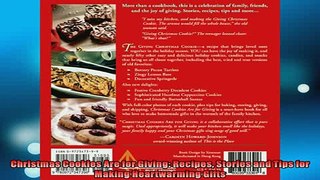 FREE PDF  Christmas Cookies Are for Giving Recipes Stories and Tips for Making Heartwarming Gifts  BOOK ONLINE