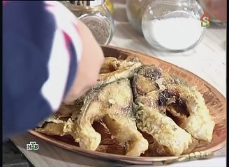 Рыба с чесноком и кинзой по рецептам бухарских евреев