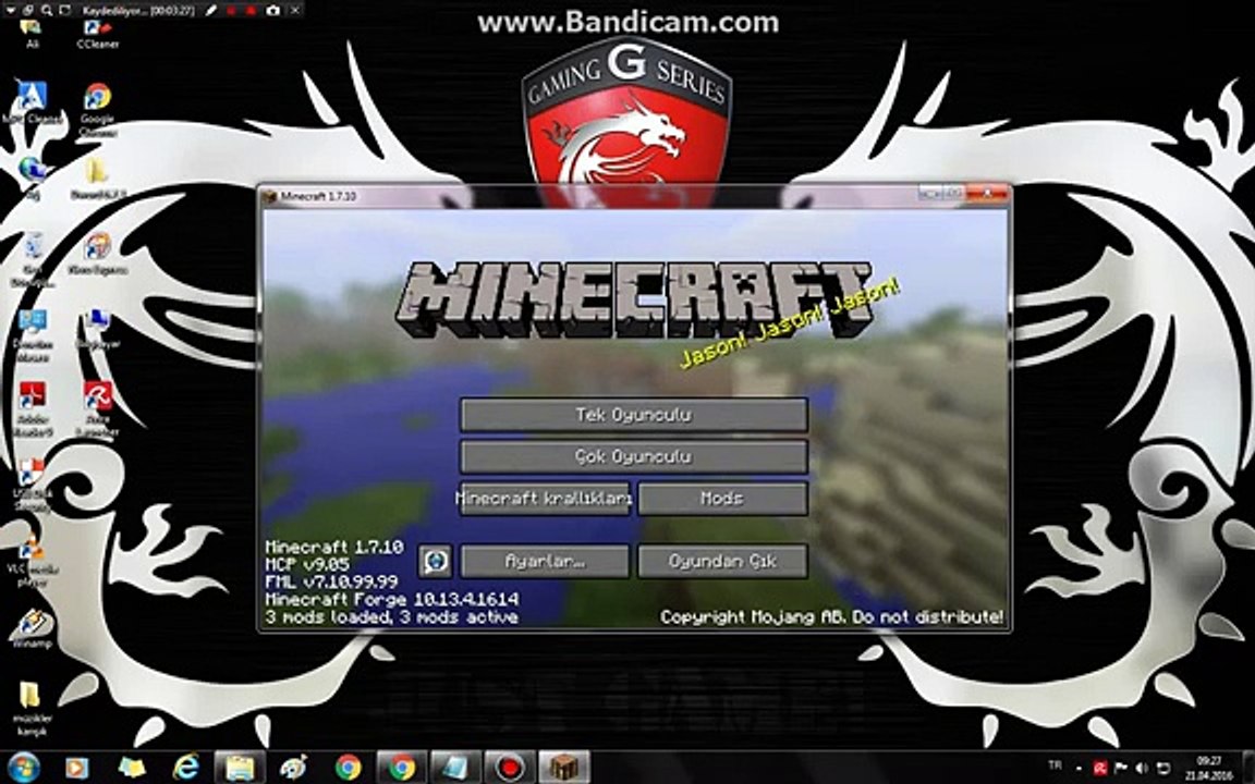 Minecraft  forge ve mod nasıl yüklenir 1.7.10