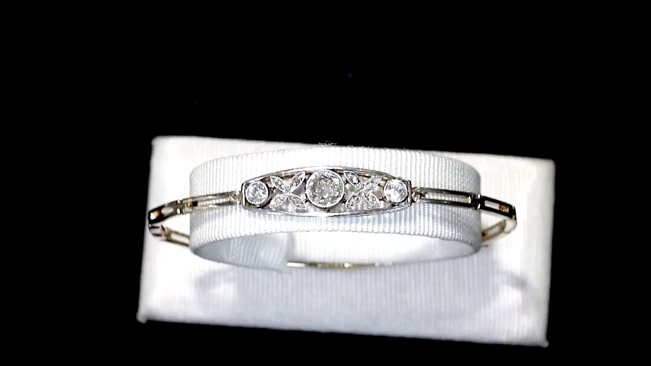 Sapphire and Diamond Gold Bracelet