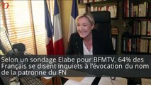 « L’inquiétante » Marine Le Pen...