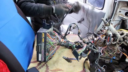 Как заменить самому проводку на микроавтобус Ford Transit