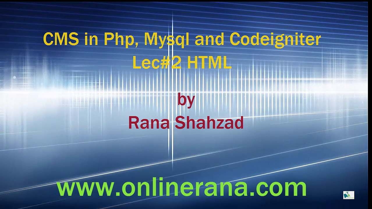 how to make cms with codeigniter:( cms in codeigniter_tutorial_2): Layout Designing