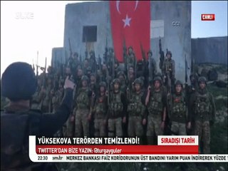 Kahraman Mehmetçikler Yüksekova'yı böyle inletti...