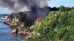 Un incendie s’est déclaré sur le fameux spot de surf de Padang Padang à Bali