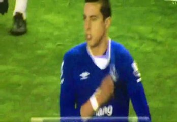 Liverpool - Everton: Funes Mori semble fier de son agression sur Divock Origi