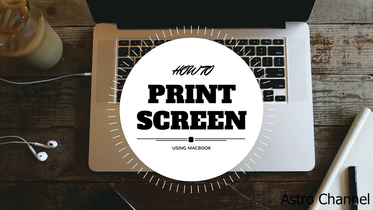 How print screen using macbook