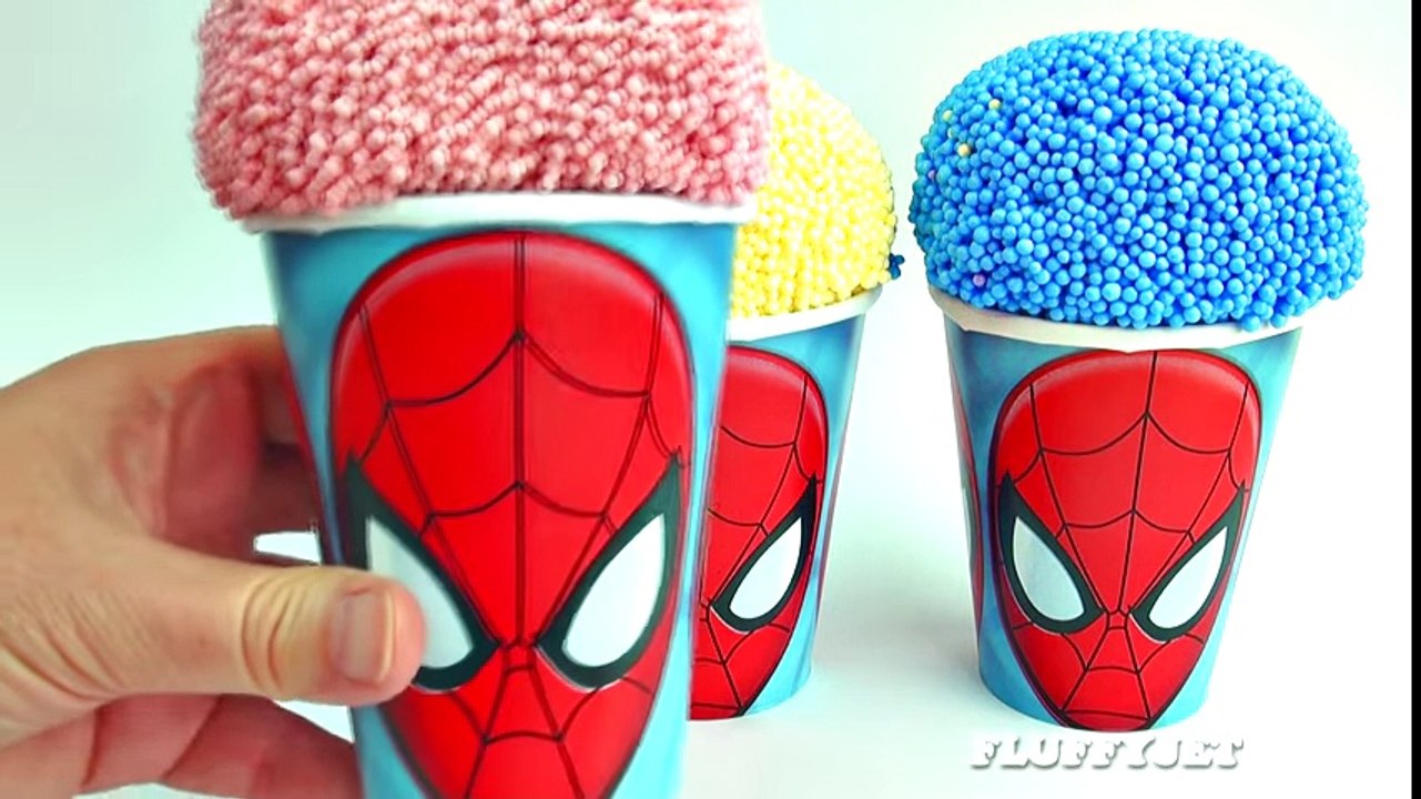 Spiderman PlayFoam Surprise Cups & Eggs Cars 2