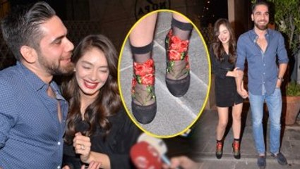 Sürpriz Partide Neslihan Atagül'ün Çorapları Dikkat Çekti