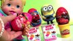 Disney Frozen Anna Elsa Unboxing Strawberry Shortcake Surprise Eggs Num Noms Play-Doh