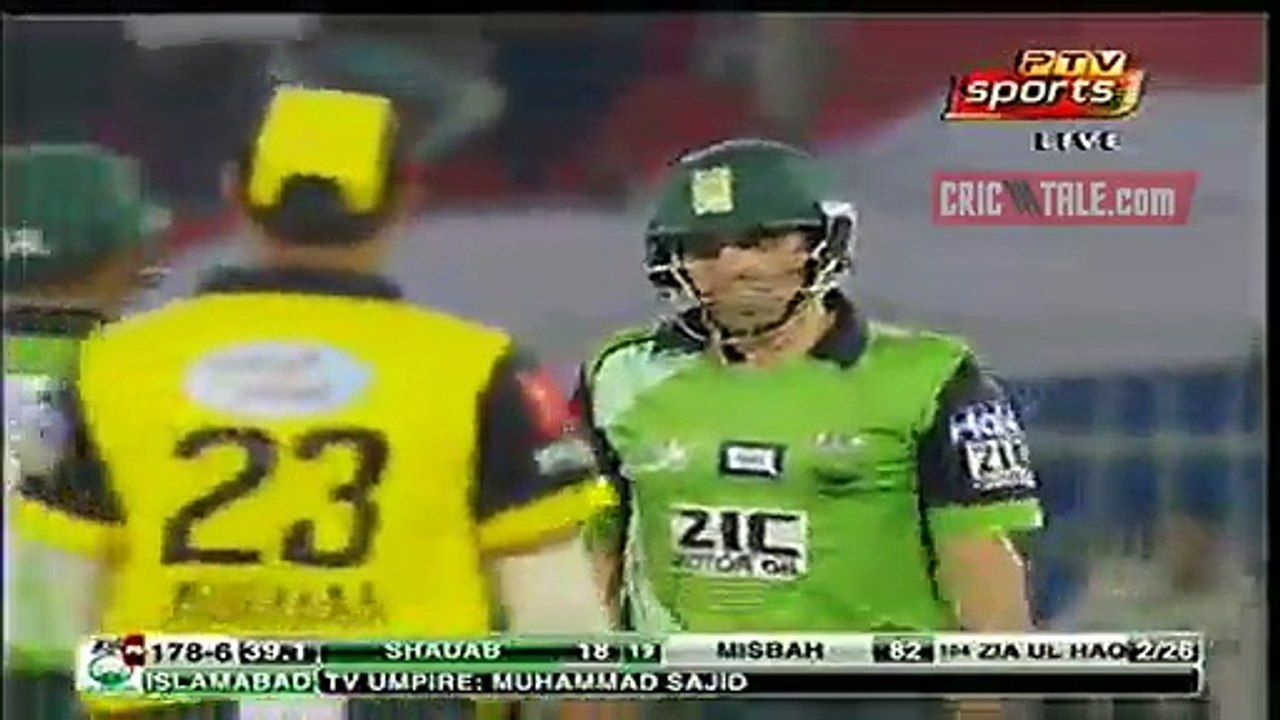 Misbah ul Haq got angry after getting  run Out in Pakistan Cup 2016
