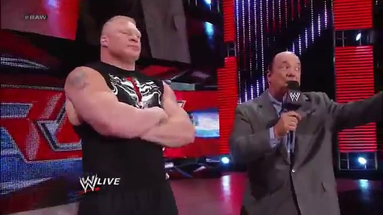 Brock lesnar vs Triple H Hell in a cell full match