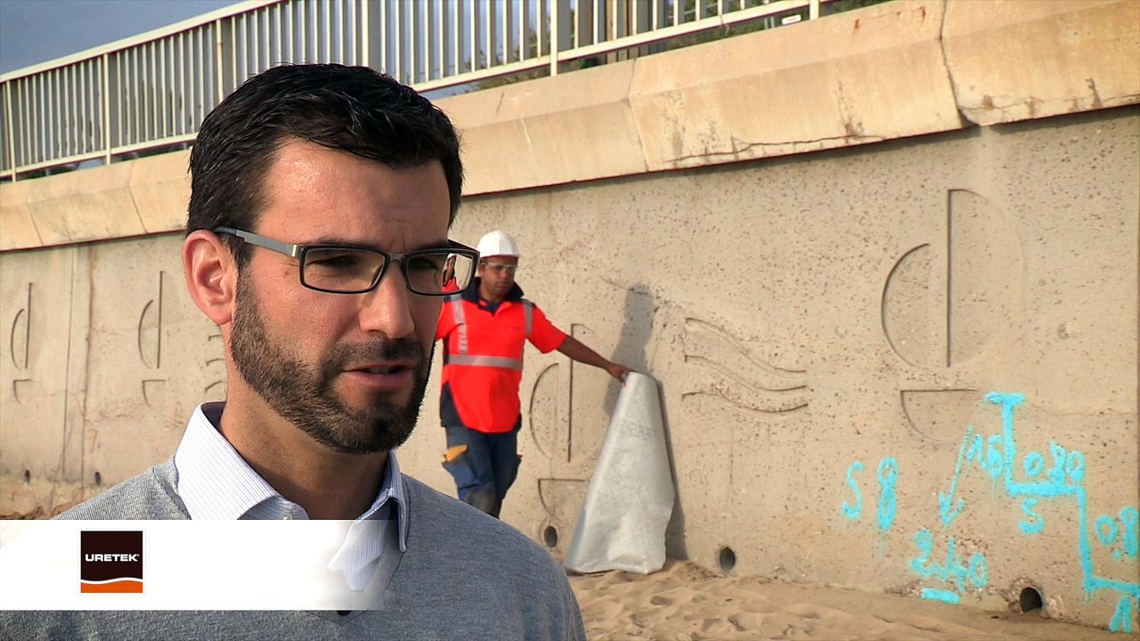 À Sainte-Maxime, un mur de soutènement secouru des eaux par URETEK®