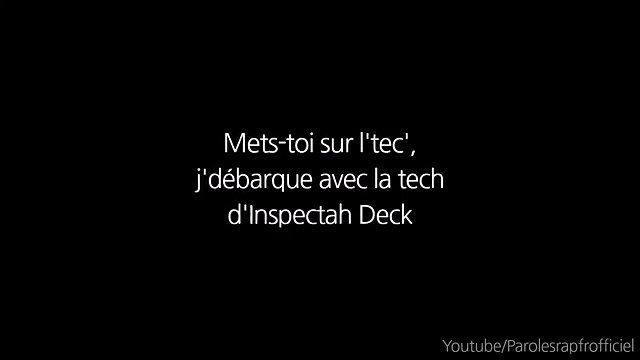 Nekfeu ft Alpha Wann - Flingue & Feu // (Music Lyrics)