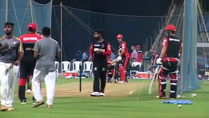 IPL 9 RCB vs MI Royal Challengers Bangalore Practice Session