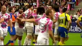 Hits in France 2011 2012 day 10 Stade Français - Clermont