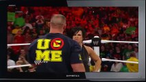 John Cena kisses AJ Lee