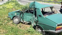 Akhisar-Gölmarmara Kavşağında Feci Kaza 1 Yaralı
