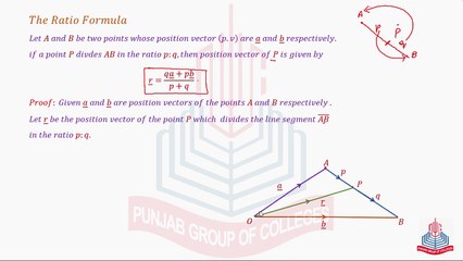 The Ratio Formula