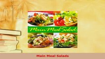 PDF  Main Meal Salads PDF Online