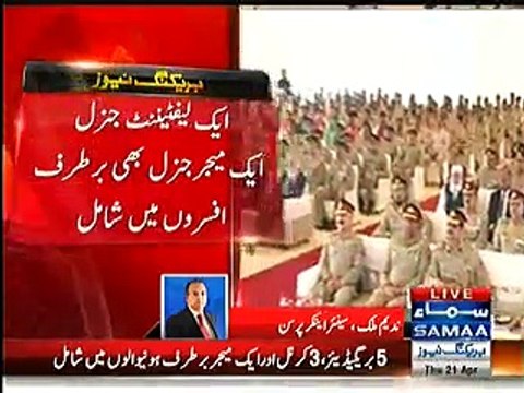 Nadeem Malick Analysis on Gen Raheel Sharif fired 11 army Officer