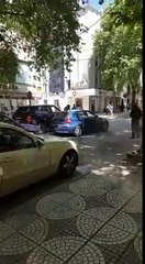 Sherr mes vajzash ne Tirane, ne rrugen "Myslym Shyri"