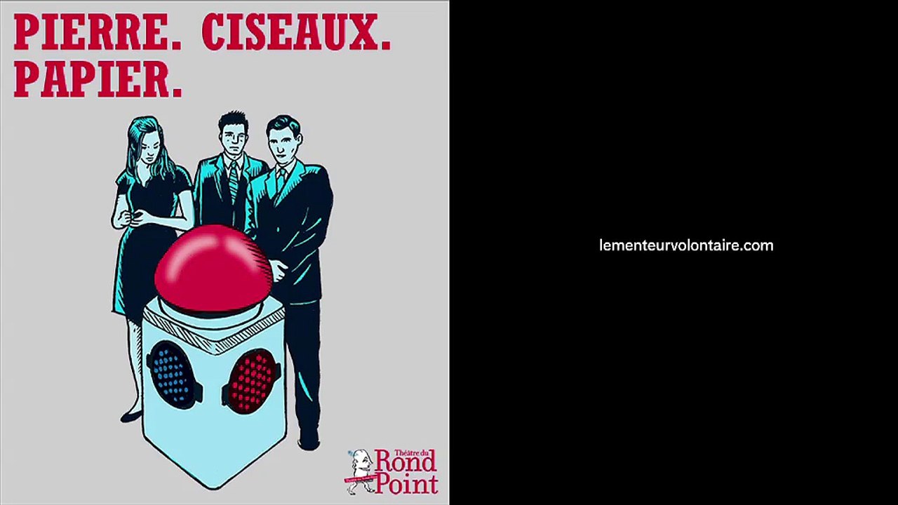 Se rapprocher du hasard / Pierre. Ciseaux. Papier.