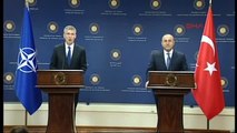 NATO Genel Sekreteri ile Bakan Çavuşoğlu Ortak Basın Toplantısı Düzenledi- 2