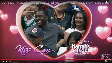 Pizza Girl on the Kisscam