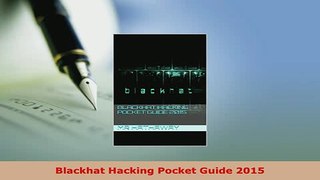 PDF  Blackhat Hacking Pocket Guide 2015  Read Online