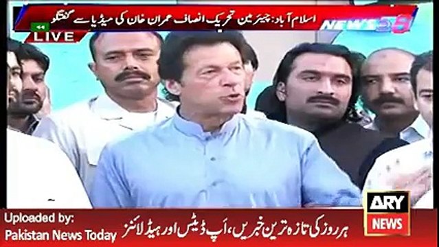 ARY News Headlines 20 April 2016, Imran Khan Media Talk in Islamabad