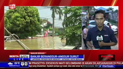 Banjir di Jatiasih Surut 1,5 Meter