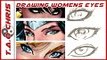 How to Draw Womens Eyes | Different Styles | Jim Lee | J. Scott Campbell | Michael Turner