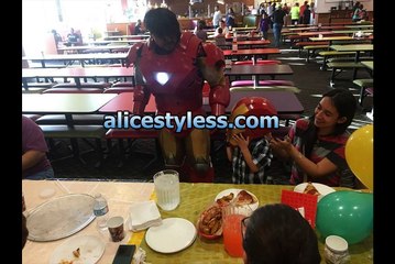 Tony Stark Iron Man Cosplayer Show from alicestyless.com