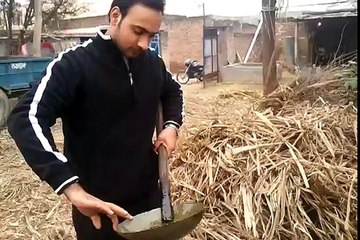 Jaggery making process