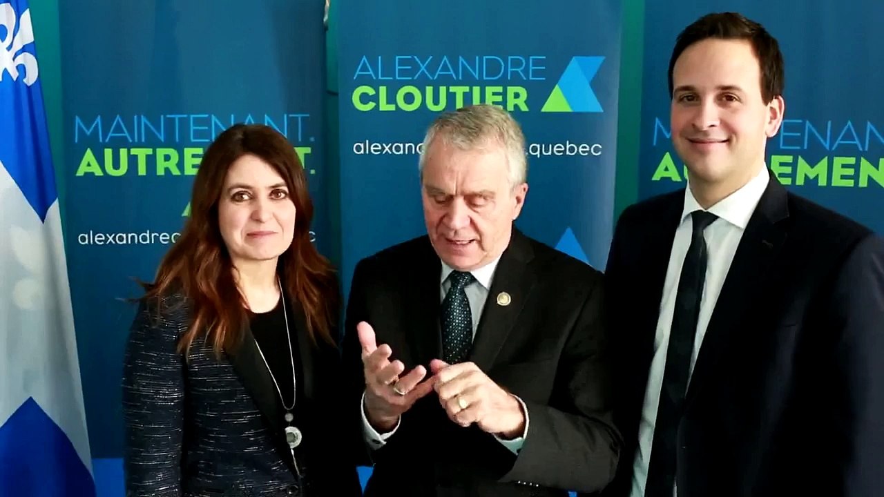 François Gendron appuie Alexandre Cloutier