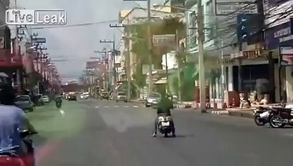 Rule number one of driving a motorbike