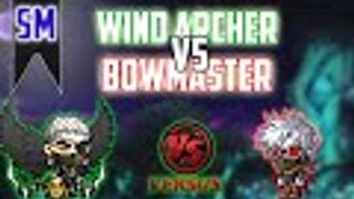 MapleStory - Bowmaster vs Wind Archer: Hits per Minute Contest!