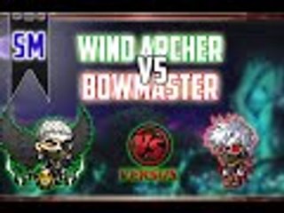 MapleStory - Bowmaster vs Wind Archer: Hits per Minute Contest!