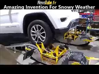 New invention to that allows you to drive in the snow
