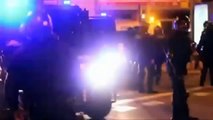 Cargas policiales, policia secreta y Mujer que puede perder el ojo en la Manifestación Barcelona.