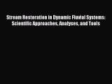 [PDF] Stream Restoration in Dynamic Fluvial Systems: Scientific Approaches Analyses and Tools