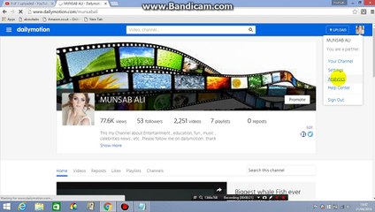How to Check Video Monetization Earnings on Your Daily Motion Channel