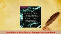 Download  Parallel and Distributed Computing Handbook  EBook