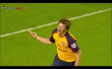 Arshavin (Arsenal) scores four against Liverpool (2009)