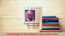 PDF  Psychology of the Chakras Eye of the Lotus  EBook