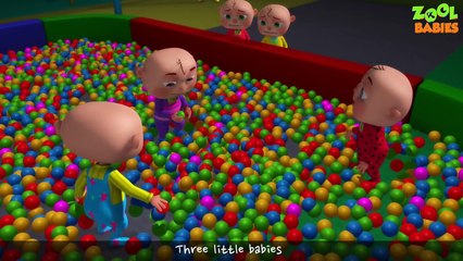 Download Video: Five Little Babies Playing With Balls  Nursery Rhymes & Childrens Songs  Zool Babies BallPit ... [HD, 720p]